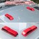 E-cowlboy Engine Hood Hinge Cover Trim Exterior Accessories Decoration for 2018-2022 Jeep Wrangler JL JLU Sports Sahara Freedom Rubicon Unlimited Gladiator JT 2-Door4-Door (Red 2PCS.
