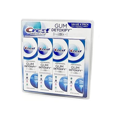 by 
		 Crest Crest Pro Health Ultra Gum Detoxify Toothpaste (4-Pack, 5. 2 oz each.