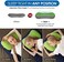HIKENTURE Camping Pillow with Removable Cover - Ultralight Inflatable Pillow for Neck Lumber Support - Upgrade Backpacking Pillow - Washable Travel Air Pillows for Camping,Hiking, Backpacking, Green.