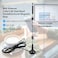 POBADY WiFi Antenna 2. 4G /5G/5. 8G Dual Frequency 12dBi MIMO Omnidirectional Signal Booster Magnetic Base RP-SMA Adapter 1. 5M 4. 9ft for PCIE Network WiFi Card Router External Antenna Wireless WLAN.