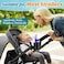 Guiseapue Cup Holder for Walker, Stroller Cup Holder Attachment with Phone Holder, Wheelchair/Stroller Accessories for Uppababy, Nuna, Doona, Rollator, Bike, Scooter, Baby Travel Essential.