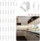 LPHUMEX Flexible Jewelry Showcase Lights Kit, 14FT Adhesive Led Light for Display Case with Power Adapter, Dimmable Bright White Under Counter Light, 90 LEDs for Kitchen Cabinets Cupboard, 1800lm, 600