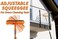 EXTEND-A-REACH 1. 5-3 ft Window Squeegee with Long Handle // Car Window Cleaner ToolWindow Squeegee with Scrubber with Telescopic Extension Pole // Best Indoor Outdoor Window Washing Equipment.