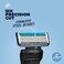 Dollar Shave Club6-Blade Club Razor Refill Cartridges, 12 CountPrecision Cut Stainless Steel Blades with a Built-in Trimmer Blade On The Back, Designed For An Extra Close Shave, Silver/Blue.