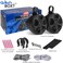 Pyle 2-Way Dual Waterproof Off-Road Speakers - 5. 25 Inch 1000W Marine Grade Wake Tower Speakers System, Full Range Outdoor Audio Stereo Speaker for ATV, UTV, Quad, Jeep, Boat - PLUTV51BK.