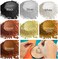 LITTARBY Metallic Pigment Powder for Epoxy Resin, Copper/Silver/Gold Metallic Powder and Black/Pearl White Mica Powder, Fine Real Mica Metal Dye for Kintsugi, Painting Arts, Polymer Clay, Tray, Counte