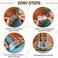 Zonon 500 Pieces Label Protector Clear Labels Clear Wafer Seals Waterproof Labels for Protecting Barcodes, Numbers and Stickers (Rectangle,3. 14 x 1. 18 Inch.