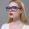 DXYXYO Reading Glasses for Women Blue Light Blocking, Oversized Computer Readers 3 Pack Fashion Oprah Style Square.