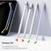 Fintie Silicone Sleeve for Apple Pencil ProApple Pencil 2nd Generation, Light Pen Skin Case Cover Soft Protective Pencil Grip Holder with 2 Nib Covers Accessories, Lilac Purple.