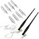 Zonon 2 Sets/ 10 Pieces Dip Pen Set Include 2 Pieces 2-in-1 Calligraphy Oblique or Straight Penholder with an Interior Nib Compartment and 8 Pieces Replacement Nibs.