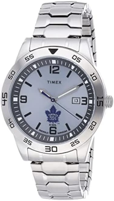 Timex Tribute Men's Citation 42mm Quartz Watch with Stainless Steel Strap.