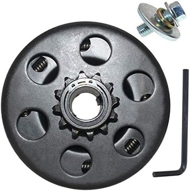 Maxanda Centrifugal clutch Go kart clutch Predator 212 clutch 3/4" Bore 12 tooth with bolt Compatible Predator 212cc 196CCGX160 GC160 Up to 6. 5 hp Engine.