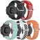 E ECSEM Compatible with COROS PACE 2COROS APEX 42mm Bands Two-Toned Silicone Breathable Replacement Sport Strap Quick-Release Wristband for COROS PACE 2 Smart Watch Women Men.
