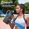 AQUAFIT 64 oz Water Bottle with Time Marker - StrawChug Lid - BPA Free Half Gallon Water Bottle, Big Water Bottle with Straw, Gym Water Bottle with Handle, Gallon Water Jug (Gray, 64 Ounces.