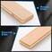Angerstone Double Sided Leather Strop Kit(14. 3" x 3" Knife Stropping Leatherwith Ergonomic Handle - Knife Strop for Sharpening Knives, Wood Carving Chisels, Buffing Compound Included.