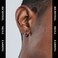 Richsteel Skull Earrings for Women Mens Gothic Stainless Steel/Gold/Black Plated Small Hoop Punk Jewelry, Metal, no gem.