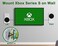 ALIENERGY Wall Mount for Xbox Series S (Mount The ConsoleController on Wall Near or Behind TV Left/Right, Wall Shelf Bracket Kit for XSS.
