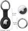 ColorCoral Holder Case for AirTags Ultra Light Silicone Sleeve for AirTags Durable Anti-Scratch Protective Skin Cover with Anti-Losing Keychain Ring Accessory Compatible with Apple AirTags 2021.