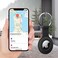 ColorCoral Holder Case for AirTags Ultra Light Silicone Sleeve for AirTags Durable Anti-Scratch Protective Skin Cover with Anti-Losing Keychain Ring Accessory Compatible with Apple AirTags 2021.
