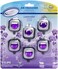 Air Jungles Lavender Zen Scent Car Air Freshener Clip, 6 Car Freshener Vent Clips, 4ml Each, Long Lasting Air Freshener for Car, Up to 180 Days Car Refresher Odor Eliminator.