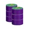 Duck Brand Duck Color Duct Tape, 6-Roll, Purple (283138C.