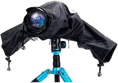 غطاء واقٍ من المطر والغبار لكاميرات DSLR بدون مرآة من كيورافوتو، متوافق مع كاميرات سوني A7R V A7IV III II A7C A7RIV A7RIII A7SIII ونيكون Z7 Z6II Z5 Z50 D850 D810 D780 D7500 D7200 D5600 وكولبيكس P950 P