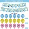 UINKI Cinderella Birthday Party Supplies, Cinderella Party Decorations,Cinderella Party Theme Includes Cinderella Balloons,Banner,Cake Toppers,Swirls for Kids Birthday Princess Theme Party Decorations