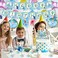 UINKI Cinderella Birthday Party Supplies, Cinderella Party Decorations,Cinderella Party Theme Includes Cinderella Balloons,Banner,Cake Toppers,Swirls for Kids Birthday Princess Theme Party Decorations