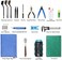 YEETIN 45 Pieces 3D Printer Tools Kit, 3D Printing Accessory Includes Deburring Tool, Digital Caliper, Art Knife Set, Tube Cutter, Storage Bag Suitable for 3D Print Removing, Cleaning, Finishing.