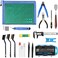YEETIN 45 Pieces 3D Printer Tools Kit, 3D Printing Accessory Includes Deburring Tool, Digital Caliper, Art Knife Set, Tube Cutter, Storage Bag Suitable for 3D Print Removing, Cleaning, Finishing.