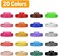 YEETIN 3D Pen Filament PLA Refills 20 Colors, 16 ft per Color Total 320 ft 1. 75mm Filament for 3D Pen Comes with 2 Finger CapsDrawing Guide Book Compatible with MYNT3D SCRIB3D Pen [3D Pen NOT Include
