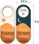 ASSURED SIGNS Please Do Not Disturb Door Hanger Sign/Welcome Please Knock - 2 Pack - Universal Fit - 9 x 11. 9 cm - Perfect hanging signs for Bedroom, Hotel, or Home Office to Ensure Privacy and Peopl
