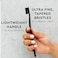 MOON Soft Bristle Toothbrushes, White and Black Sleek Design, Gentle Cleaning, Ideal for Daily Oral Care, Soft Bristles for Comfortable Use, (2 Pack.