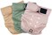 Grecle Washable Female Dog Diapers - Premium Reusable Diapers for Doggie in Heat - Highly Absorbent Dog Diapers Female for Pet Incontinence with Adjustable Snaps (Morandi, L.