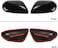 sportuli Black Side Door Mirror CapsDoor Handle Covers Replace for 2018 2019 2020 2021 2022 2023 2024 2025 Toyota Camry Accessories, with Smart Key Holes (Black.