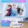 Dxyiitoo Full HD WiFi Bluetooth Projector Built in DVD Player, 8000LM 1080P Supported, Portable Mini DVD Projector for Outdoor Movies, 250" Home Theater, Compatible with iOS/Android/TV Stick/PS4/HDMI/