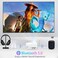Dxyiitoo Full HD WiFi Bluetooth Projector Built in DVD Player, 8000LM 1080P Supported, Portable Mini DVD Projector for Outdoor Movies, 250" Home Theater, Compatible with iOS/Android/TV Stick/PS4/HDMI/