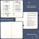 JUBTIC Password Keeper Book with Alphabetical Tabs. Medium Size Password Book for Seniors, Internet Website Address Log in Detail. Hardcover Password Notebook for Home Office, Navy Blue.