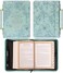 Christian Art Gifts Faux Leather Fashion Bible Cover: I Know The Plans I Have for You - Jeremiah 29:11 Inspirational Bible Verse, Debossed Floral Teal Design, Large.