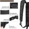 KRATARC Archery Lightweight Back Arrow Quiver Dual Use Foldable Compact Hip Arrows Bag with Molle System Hanged for Target Shooting (Black- diameter 3. 5''.