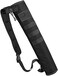 KRATARC Archery Lightweight Back Arrow Quiver Dual Use Foldable Compact Hip Arrows Bag with Molle System Hanged for Target Shooting (Black- diameter 3. 5''.