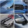 Spurtar Gloss Black Vinyl Wrap Tape 4 Inch x 20ft Air-Release Adhesive Vinyl Tape, Universal Vinyl Wrap for Cars Detailing Overlay Wrap Roll DIY Car Door Edge Guard Protective Anti-Scratch Sticker.