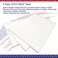 KUSMOO 3 Pack Lipo Foam Pads - Post Surgery Ab Board Liposuction Surgery Flattening Abdominal Compression Lipo Foam Sheets 8" x 11".
