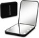 Milishow Compact Mirror, 1x/3x Magnifying LED Pocket Mirror, Small Lighted Travel Makeup Mirror for Purse, Handbag, Folding, Handheld, 2-Sided Mini Mirror with Lights for Women (Battery Black 1pack.