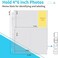 Fabmaker 30 Pack Photo Sleeves for 3 Ring Binder - (4x6, for 180 Photos, Archival Page Protectors, Clear Plastic Refill Pages, Postcard Sleeves, Acid-Free.
