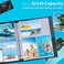 Fabmaker 30 Pack Photo Sleeves for 3 Ring Binder - (4x6, for 180 Photos, Archival Page Protectors, Clear Plastic Refill Pages, Postcard Sleeves, Acid-Free.