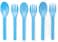 Omie OmieBox Utensil Refill Pack for OmiePod - Matches Capri Blue, Sunrise Orange or Mint Green OmieBox Utensil Set with Case - Reusable, Travel, Lunch Boxes - 3 spoons3 forksPODS NOT INCLUDED.