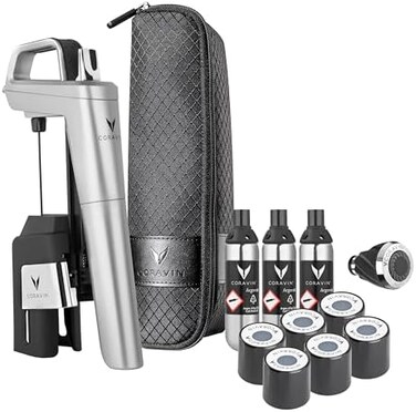 Coravin CV 590036 Zilver Timeless Six Pack Wijn Conserveringssysteem.
