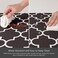 KMAT Kitchen Mat [2 PCS] Cushioned Anti-Fatigue Floor Mat, Waterproof Kitchen Mats and Rugs Heavy Duty PVC Ergonomic Comfort Standing Foam Mat for Kitchen, Floor Home, Office,Laundry,Chocolate.