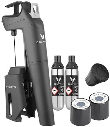Coravin CV 590012 Zwart Timeless Three Pack Wijn Conserveringssysteem.
